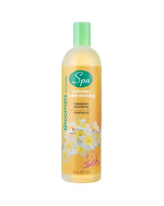 Pet Silk Spa Formula Hawaiian Plumeria Shampoo - antystatyczny szampon ograniczający wypadanie sierści o zapachu kwiatu Lei, koncentrat 1:16 - 473ml