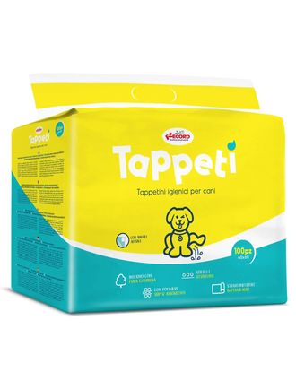 Record Tappeti 60x60cm - podkłady chłonne do nauki czystości, dla psów starszych i schorowanych - 100szt.