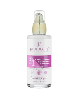 FluidoPet Balsam 3w1 - maseczka bez spłukiwania dla psów długowłosych, ułatwia rozczesywanie, wygładza, zapobiega elektryzowaniu - 100ml