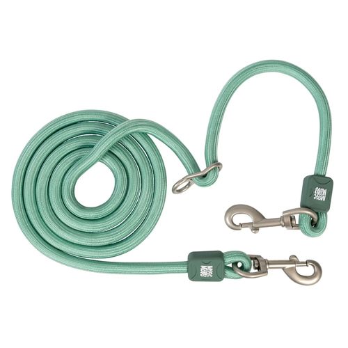 Max&Molly Rope Leash Matrix 2.0 200cm Jade - przepinana smycz linowa dla psa, miętowa