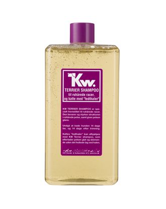 KW Terrier Shampoo - szampon dla psów szorstkowłosych i kotów z przetłuszczającą się sierścią - 500ml