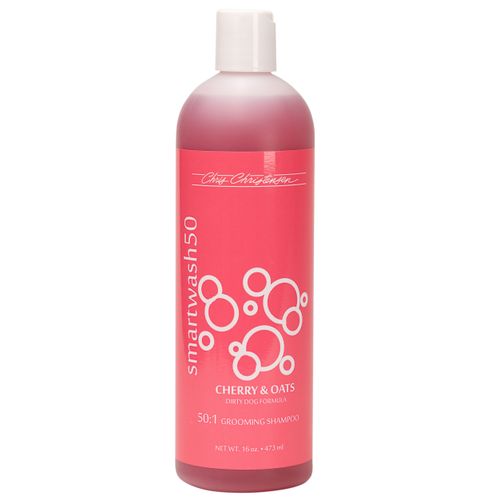Chris Christensen Smart Wash Cherry & Oats Shampoo - szampon głęboko oczyszczający dla psów i kotów, o zapachu owsianki z wiśniami, koncentrat 1:50 