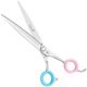 Blovi Magical Queen Line 7.25" - Professional 2-in-1 Grooming Scissors, Japanese VG10 Steel