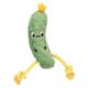 Flamingo Bubto Pickle with Rope 30cm - pluszak dla psa, ogórek ze sznurem, z piszczałką