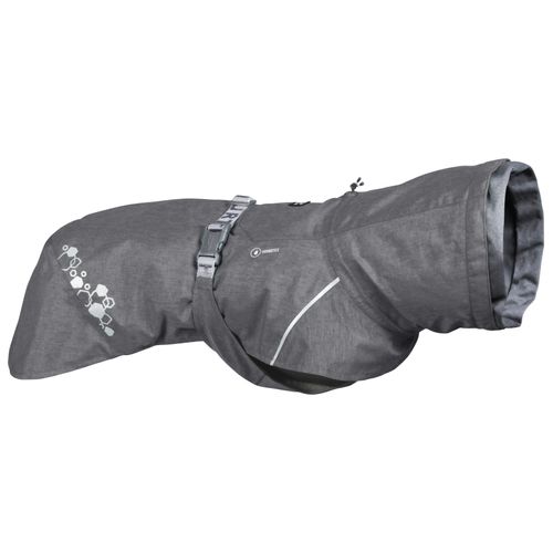 Hurtta Monsoon Coat II Eco Blackberry - kurtka przeciwdeszczowa dla psa, grafitowa