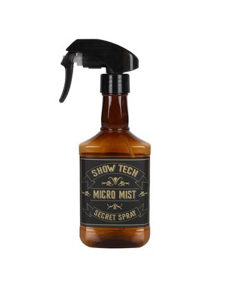 Show Tech Exclusive Salon Micro Mist Bottle Brown 300ml - spryskiwacz do wody, odżywek i roztworów, z mikrorozpyłem