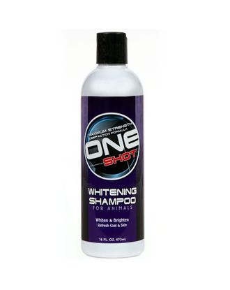 One Shot Whitening Shampoo - profesjonalny szampon do sierści białej i jasnej, koncentrat 1:10 - 473ml