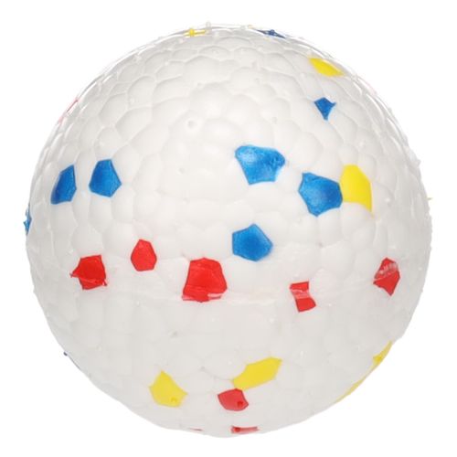 Flamingo Kona Ball E-TPU 6,3cm - piłka dla psa z pianki, lekka, pływająca, biała