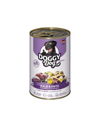 Doggy Dog Veal & Duck - bezzbożowa mokra karma dla psa, z cielęciną i kaczką - 400g