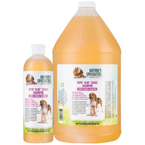 Nature's Specialties Hypo Aloe Genic Shampoo - ziołowy szampon do wrażliwej i alergicznej skóry psa i kota, koncentrat 1:32