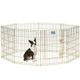 MidWest Gold Zinc Exercise Pen 61x76cm - Durable Gold-Colored Zinc-Plated Dog Playpen