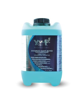 Yuup! Professional Crisp Coat & Volumising Shampoo - szampon do szaty twardej i szorstkiej, zwiększający objętość, koncentrat 1:20 - Pojemność: 5L