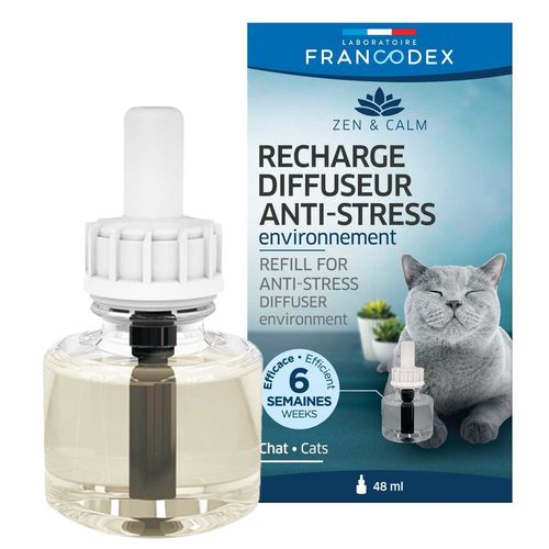 Francodex Cat Anti-Stress Recharge Diffiseur 48ml - wkład do dyfuzora Cat Anti-Stress Diffeuser