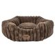 Biglo Cobe Hexagon Dark Brown - Elegant & Soft Bed for Dogs & Cats, Dark Brown