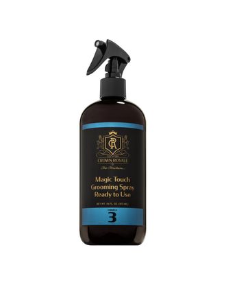 Crown Royale Magic Touch Formula 3 RTU - spray antystatyczny i nabłyszczający do gęstej i obfitej sierści psa