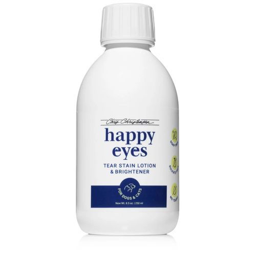 Chris Christensen Happy Eyes Lotion 250ml - płyn na zacieki łzowe dla psa i kota