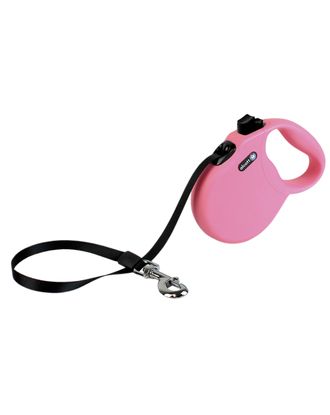 Alcott Wanderer Retractable Leash 5m Pink - smycz automatyczna dla psa, różowa