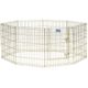 MidWest Gold Zinc Exercise Pen 61x76cm - Durable Gold-Colored Zinc-Plated Dog Playpen