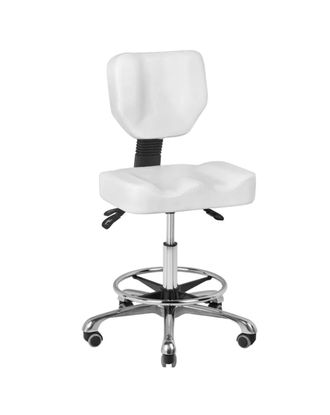 Activ A-4299 - wygodne, profilowane krzesło groomerskie, z funkcją kołyski, białe