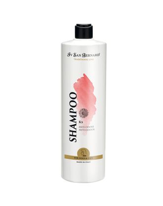 Iv San Bernard KS Anti-Odore Shampoo - szampon usuwający brzydkie zapachy z sierści, dla psa i kota - 1L