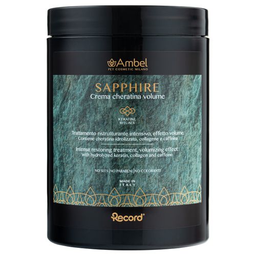 Ambel Sapphire Mask 1L - keratynowa maska dla psa, restrukturyzuje i dodaje objętości, koncentrat