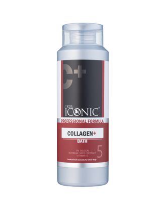True Iconic Collagen Plus Bath - profesjonalny szampon regenerujący do wszystkich typów sierści, z kolagenem i witaminą E, koncentrat 1:7 - 400ml