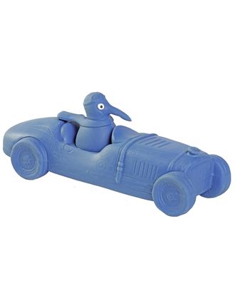 Kiwi Walker Racing Bugatii - piszcząca zabawka dla psa, niebieska wyścigówka
