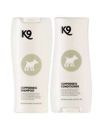 K9 Copperness - zestaw kosmetyków do pielęgnacji brązowej i rudej sierści