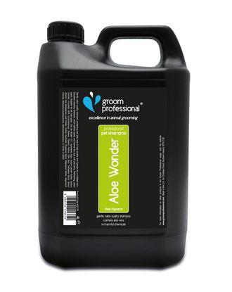Groom Professional Aloe Wonder Shampoo - szampon aloesowy, do suchej i podrażnionej skóry zwierząt - 4L