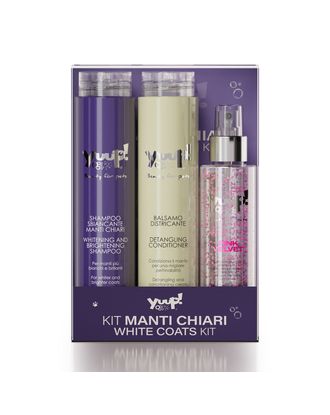 Yuup! White Coats Set - zestaw kosmetyków do pielęgnacji białej i jasnej sierści psa i kota