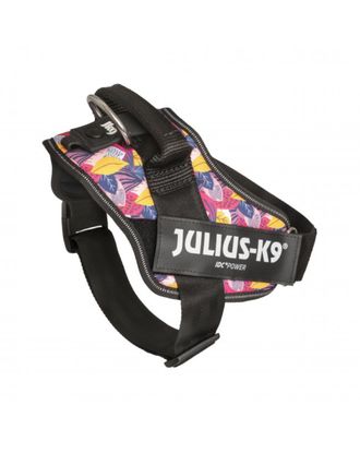 Julius-K9 IDC Powerharness Leaf2 - najwyższej jakości szelki, uprząż dla psów o ciekawym wzorze