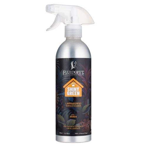 FluidoPet Shiny Green 500ml - uniwersalny płyn do mycia i dezynfekcji powierzchni, na bazie naturalnych olejków