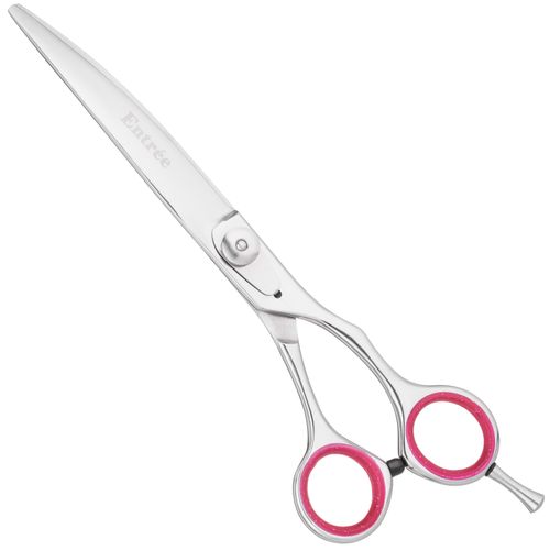 Geib Entree Curved Scissors - wysokiej jakości nożyczki groomerskie gięte, z japońskiej stali