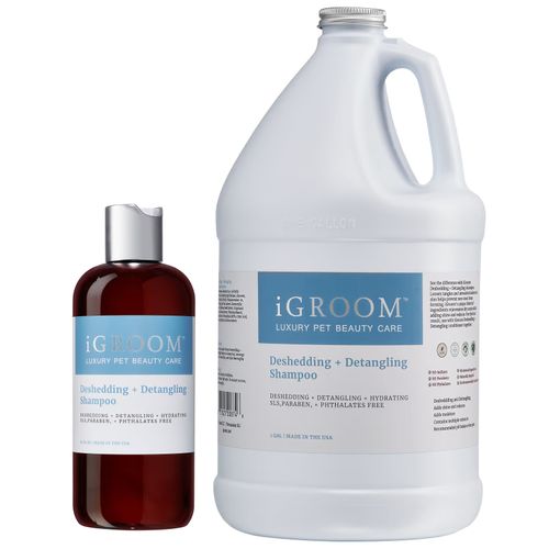 iGroom Deshedding & Detangling Shampoo - szampon dla psa ułatwiający rozczesywanie i usuwanie podszerstka, koncentrat 1:16