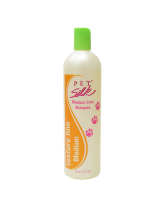 Pet Silk Texturizing Medium Coat Shampoo - szampon nadający teksturę u psów i kotów z sierścią pośrednią i normalną, koncentrat 1:16