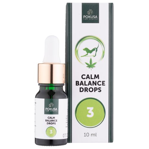 Pokusa CBD Oil 3% 10ml - olejek CBD z olejem z łososia dla psów i kotów