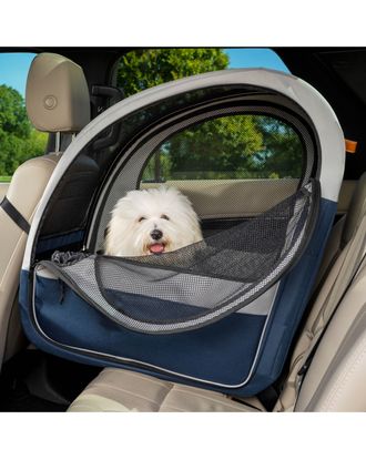 PetSafe Happy Ride Collapsible Travel Carrier - duży fotelik samochodowy dla psa i kota, do 27kg, transporter do samochodu