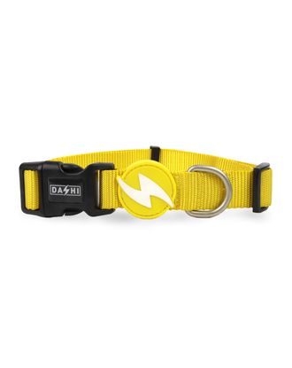 Dashi Solid Collar Yellow - obroża dla psa, nylonowa, żółta