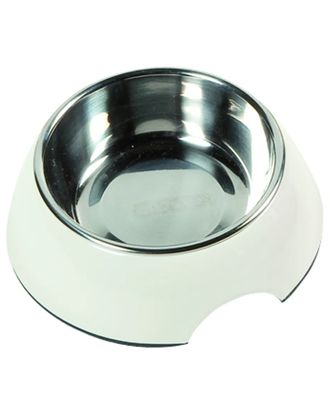 Flamingo Royal Round Bowl - antypoślizgowa miska dla psa i kota z melaniny i stali szlachetnej