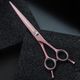 Jargem Pink Straight Scissors - Titanium Coated Grooming Shears