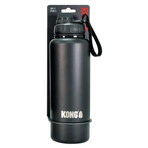 KONG Duo Drinker 910ml - 2-in-1 water bottle with dog bowl, for an active duet