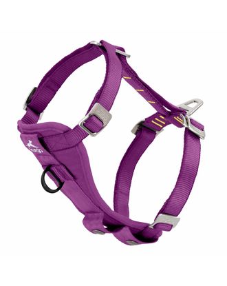 Kurgo Enhanced Strength Tru-Fit Smart Harness Purple - szelki samochodowe dla psa, fioletowe