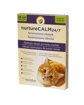 nurtureCALM 24/7 Cat 38cm - uspokajająca obroża feromonowa dla kota