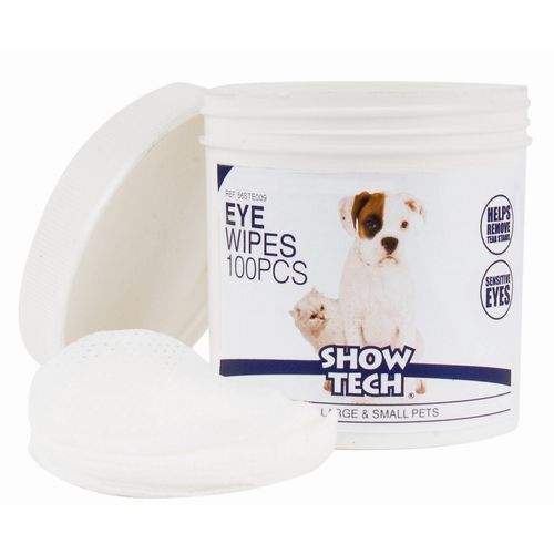 Show Tech Eye Wipes 100szt. - chusteczki do czyszczenia oczu dla psa i kota