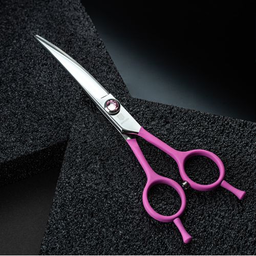 Jargem Pink Curved Scissors 6