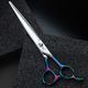 Jargem Multicolor Straight Scissors 7,5" - Rainbow Coated Grooming Shears