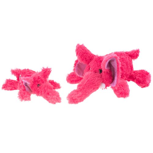KONG Cozie Brights Elephant - wytrzymały pluszak dla psa, słoń z piszczałką