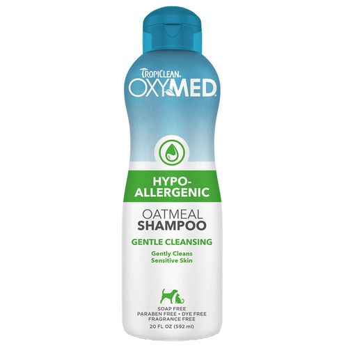 Tropiclean Oxymed Hypo-Allergenic Oatmeal Shampoo - hypoalergiczny szampon dla psa i kota