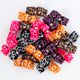 Blovi Bows Wild Glam 25 pcs – Elegant Leopard Print Dog Bows with Rhinestone, on Elastic