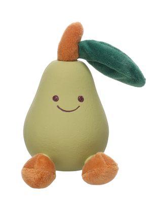 Flamingo Citri Pear Toy - zabawka z piszczałką dla psa, gruszka do gryzienia i przytulania